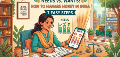 Needs vs Wants: How to Manage Money in India