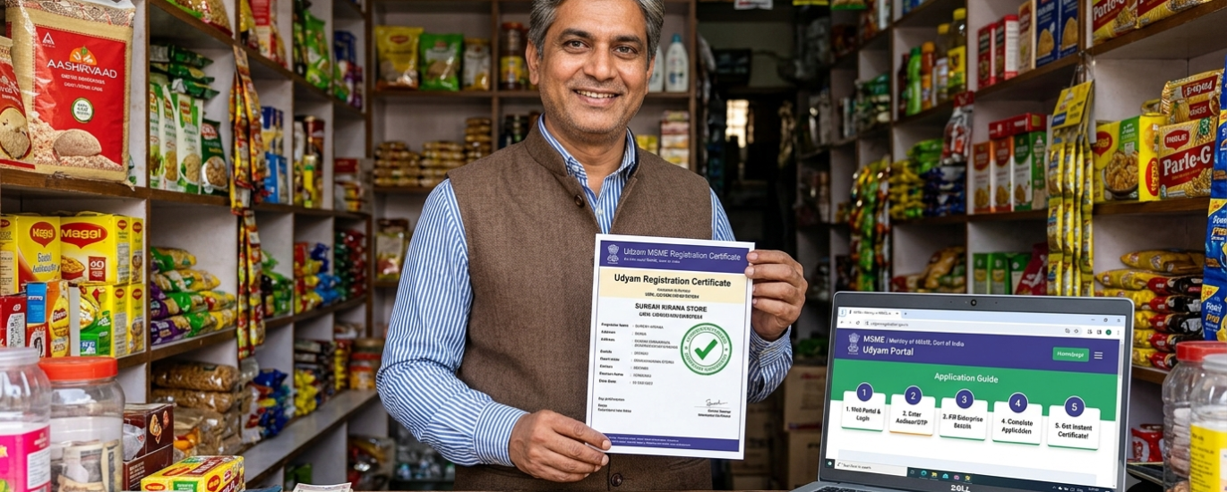 how to get udyam registration for shopkeepers